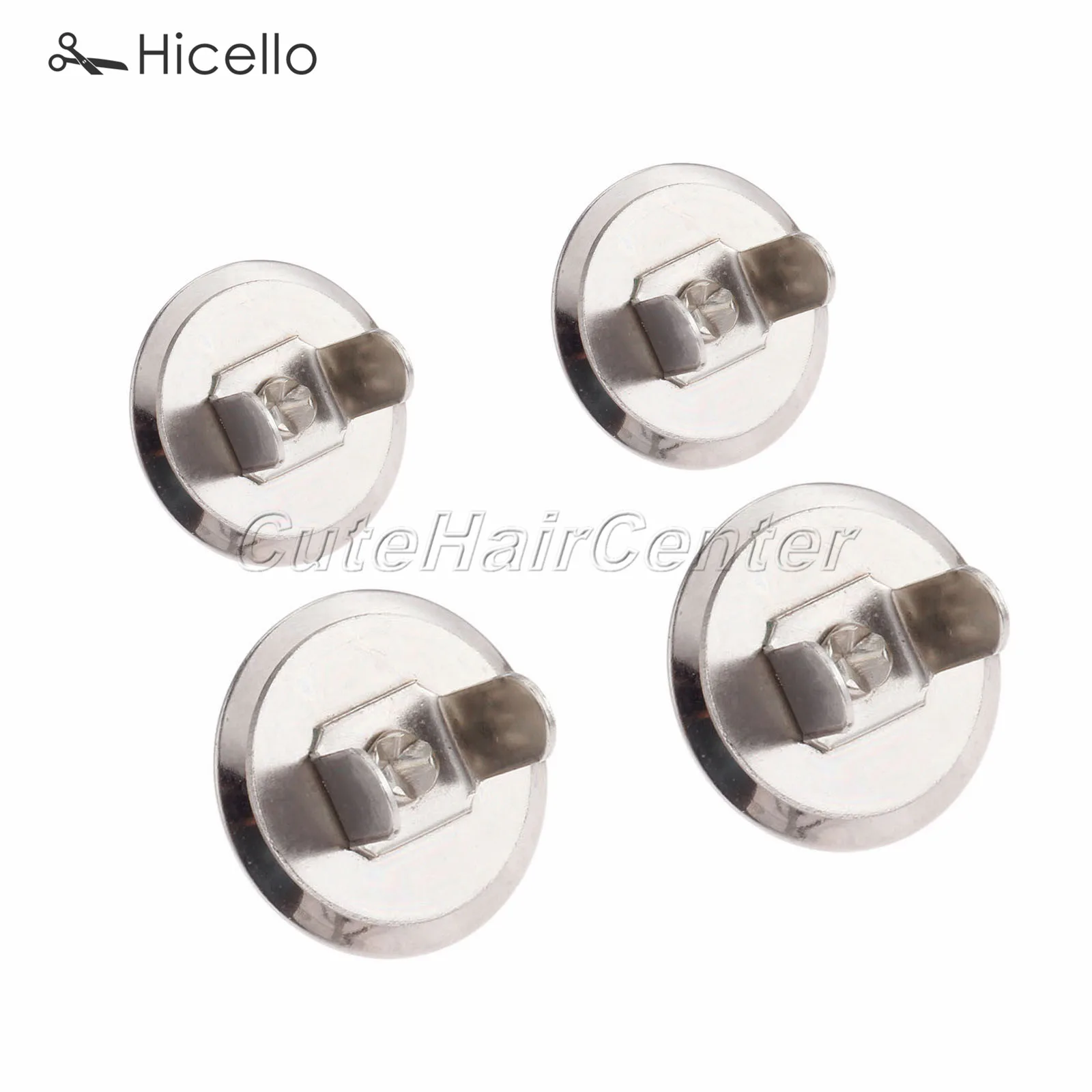 10 sets Metal Magnetic Snaps 16mm/18mm Buckles Buttons Press Decoration for Sewing Clothing Bag Purses Silver Hicello