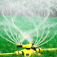 Garden Lawn Sprinkler Automatic 360 Degree Rotating Large Area Coverage Water Sprinkler For Yard Lawn WaterWater Sprayers