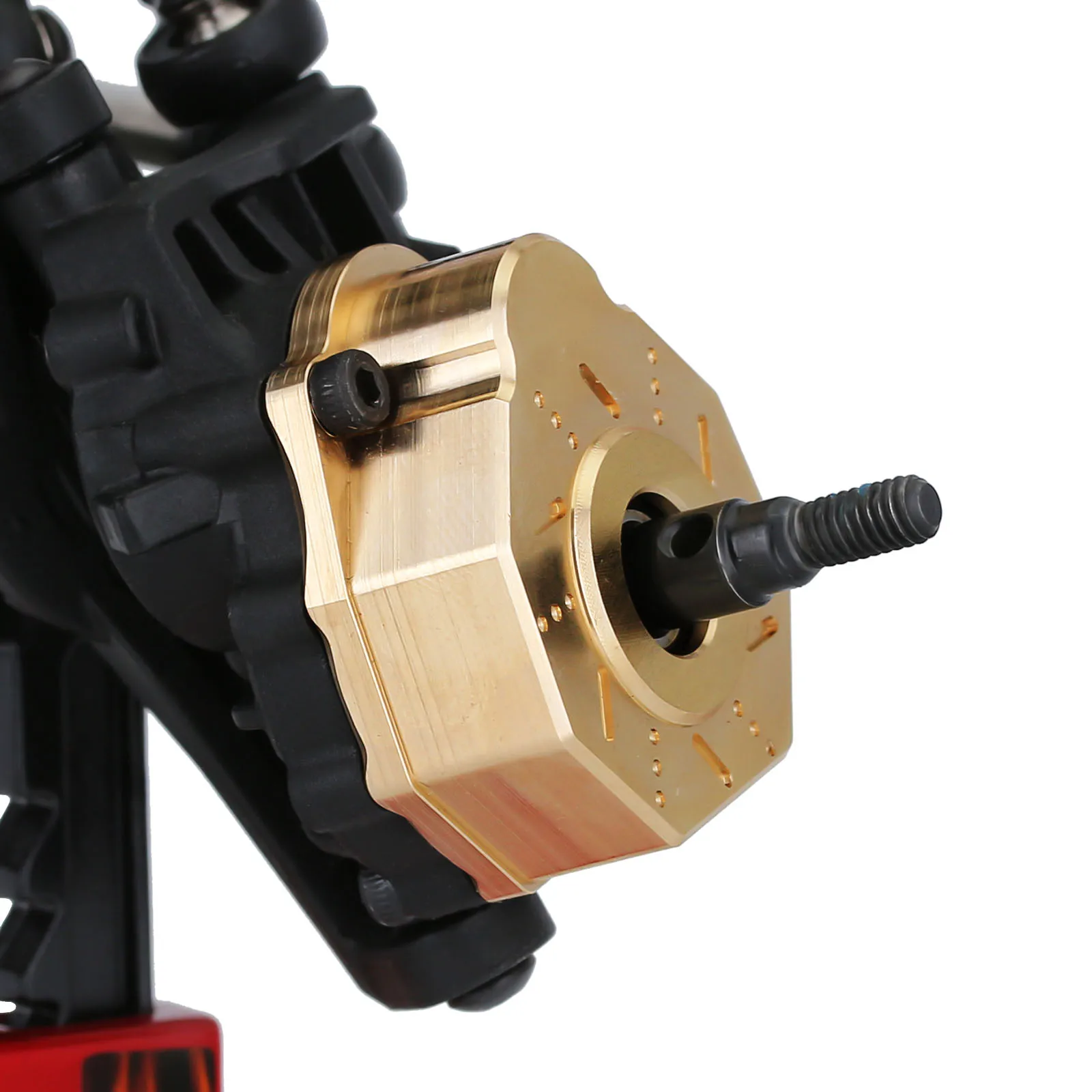 INJORA Schweres Messing Gegengewicht Portalantriebsgehäuse Stoßstangenhalter Achshalterung für RC Crawler TRX4 TRX-4 TRX6 Upgrade-Teile – Detail 28