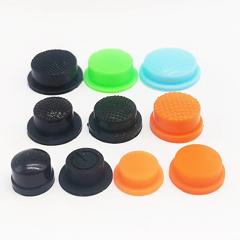 LED Flashlight middle side/tail click Switch Cap tailcap Soft Silicone boot protective button tail cap10/12/13.5/14.5/16mm