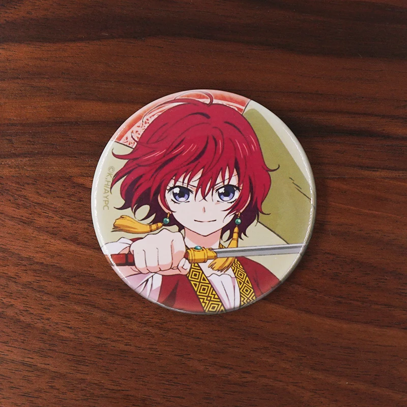 Akatsuki No Yona Anime Badge Yona Son Haku Kijia Yun Shina Jieha Zeno Suuon Yona of the Dawn Metal Badge Brooch Pins