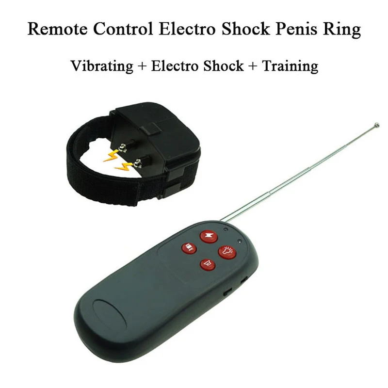 Estim Remote Control Cock Ring Adult Sex Toys for Men, Electro Shock Vibrating Penis Ring Chastity Belt Male Scrotum Shocker