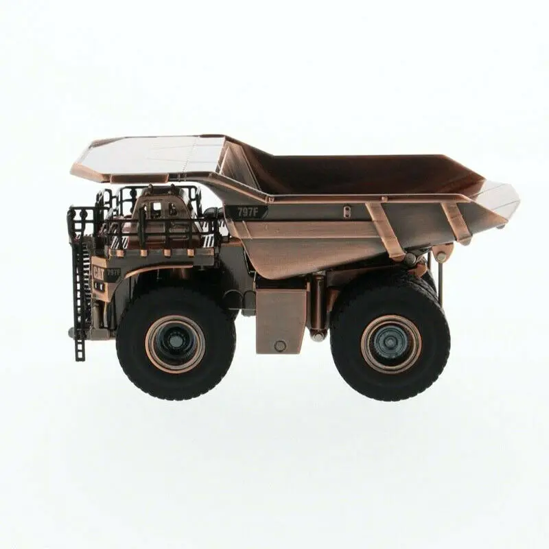 DieCast Toy Model Gift DM 1:125 Scale Caterpillar Cat 797F Mining Truck with Copper Finish Elite Engineering Machinery 85251