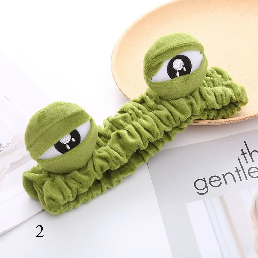 

Повязка на голову с грустной лягушкой, головные уборы, женские аксессуары для волос, забавная повязка для волос с лягушкой, повязка на голову для мытья, широкополые эластичные ленты для волос для макияжа