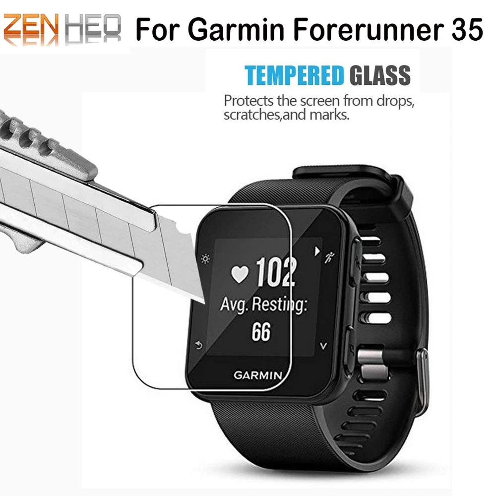 Tempered Glass Protective Film For Garmin Forerunner 35 Screen Protector Film