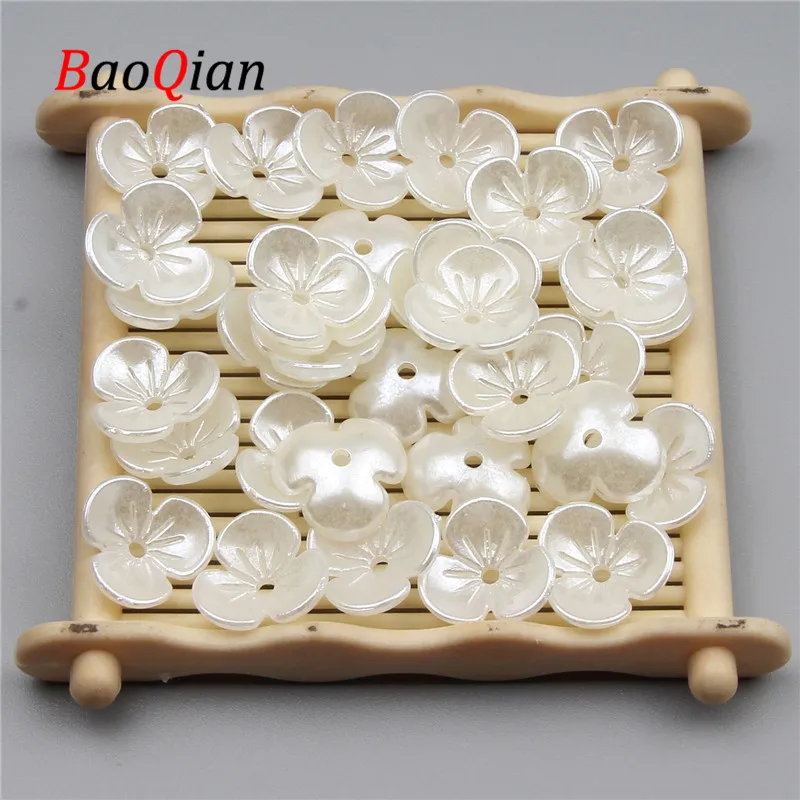 100pcs12mm Beige Acrylic Loose Beads Jewelry Making Fashion Jewelry Accessories DIY Handmade Creative Gasket Beads