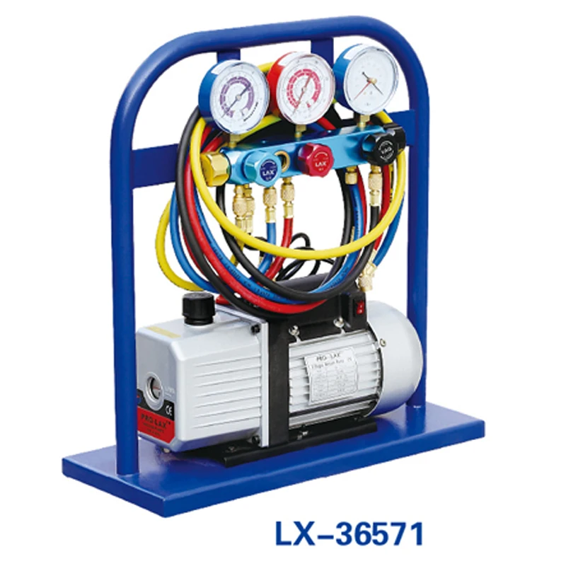 CHARGING STATIONS CHARGING STATION WITH 5-VALVE MANIFOLD   GAUGE LX-36571