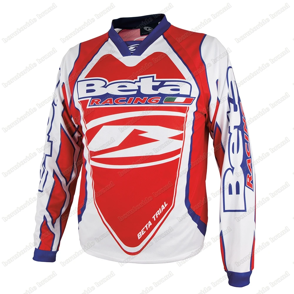 BETA RACING Pro Downhill Mountain Jersey maglia da Motocross Enduro MTB MX BMX Shirt maglia da Ciclismo Bike DH Maillot Ciclismo Hombre