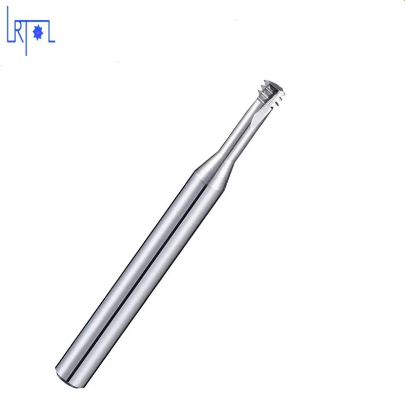 

micro Carbide 3 teeth thread end mill M1 M1.2 M1.4 M1.6 M2 M2.5 M3 M4 M5 M6 M8 M10 ,thread milling cutter short flutes