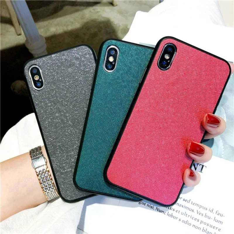 Fashion Brand Soft Case For Iphone 14 13 12 11 Pro X Xs Max Xr 8 7 Plus Se Luxury Pu Leather Phone Cover 3d Relief Coque Fundas