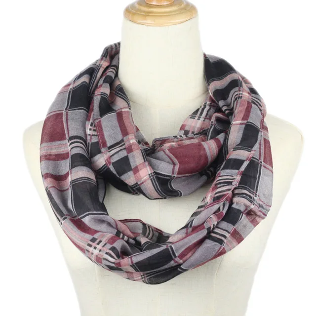 Women Fashion Ring Scarf flower Snood Striped Scarves Ladies Twill Viscose Infinity Scarfs spring summer winter autumn