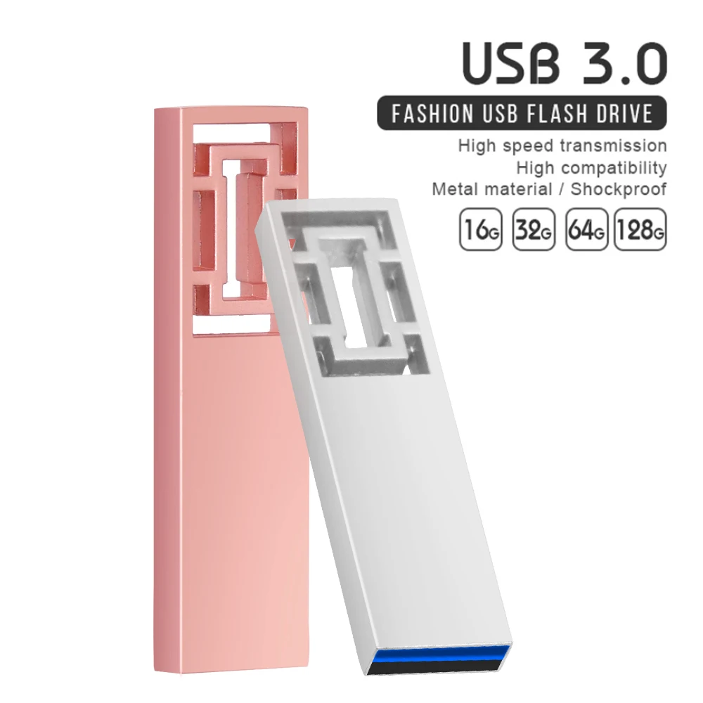 USB Flash Drive 128GB Flash Memory Card 32GB Pendrive 64GB USB Stick 16gb 8Gb 4GB USB 3.0 Memory flash stick For business gift