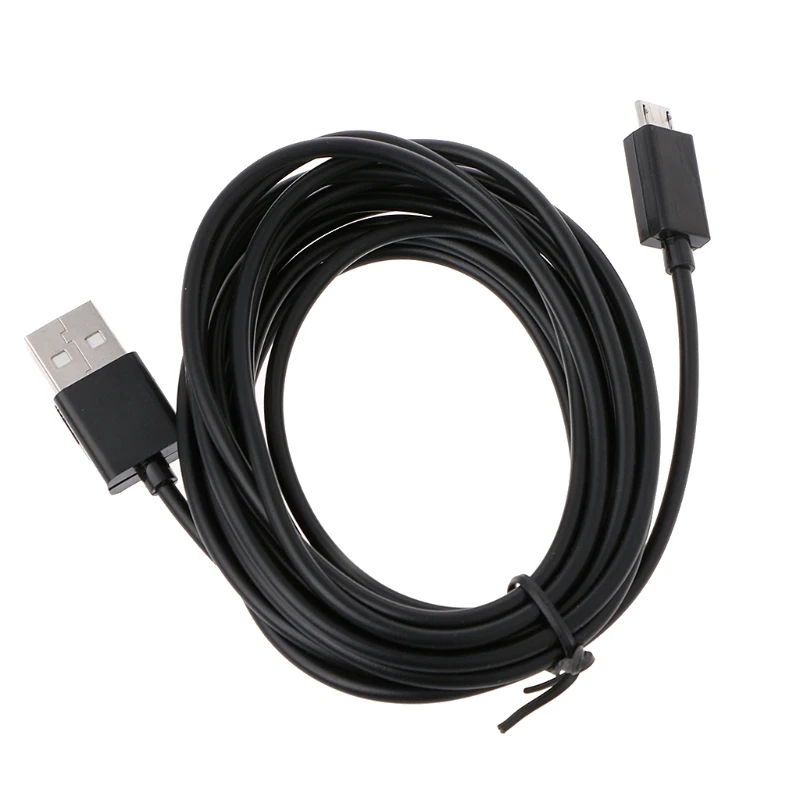 Cable de alimentación de carga Micro USB para controladores PS4, Cable de 3 metros de largo, 900F