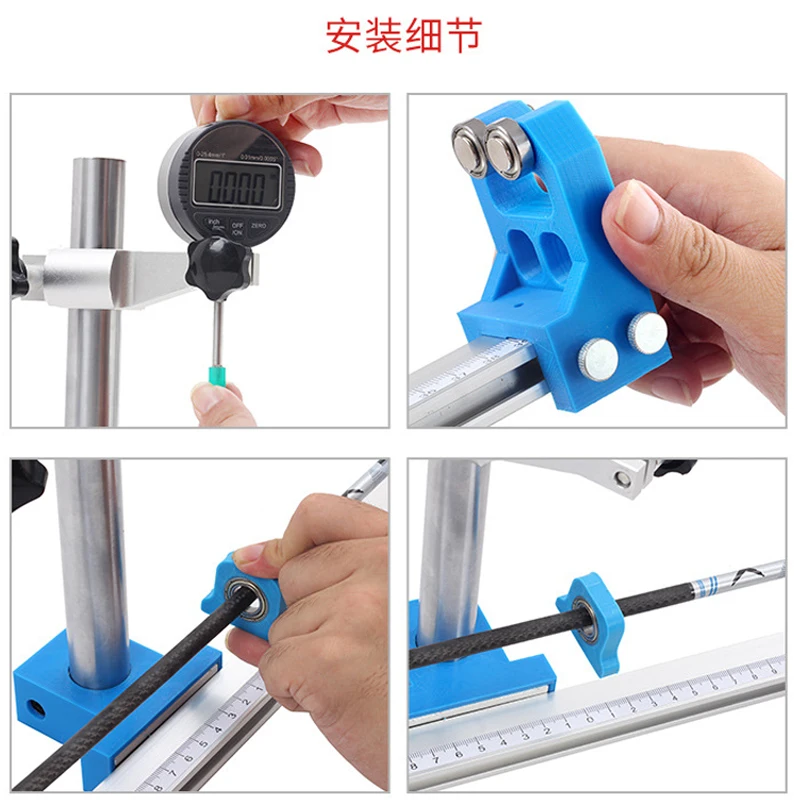 Arrow Deflection Tester Measure Arrow Spine Adapt The Nock Angle DIY Bow Adjustment Tool for Archery Hunting Shooting