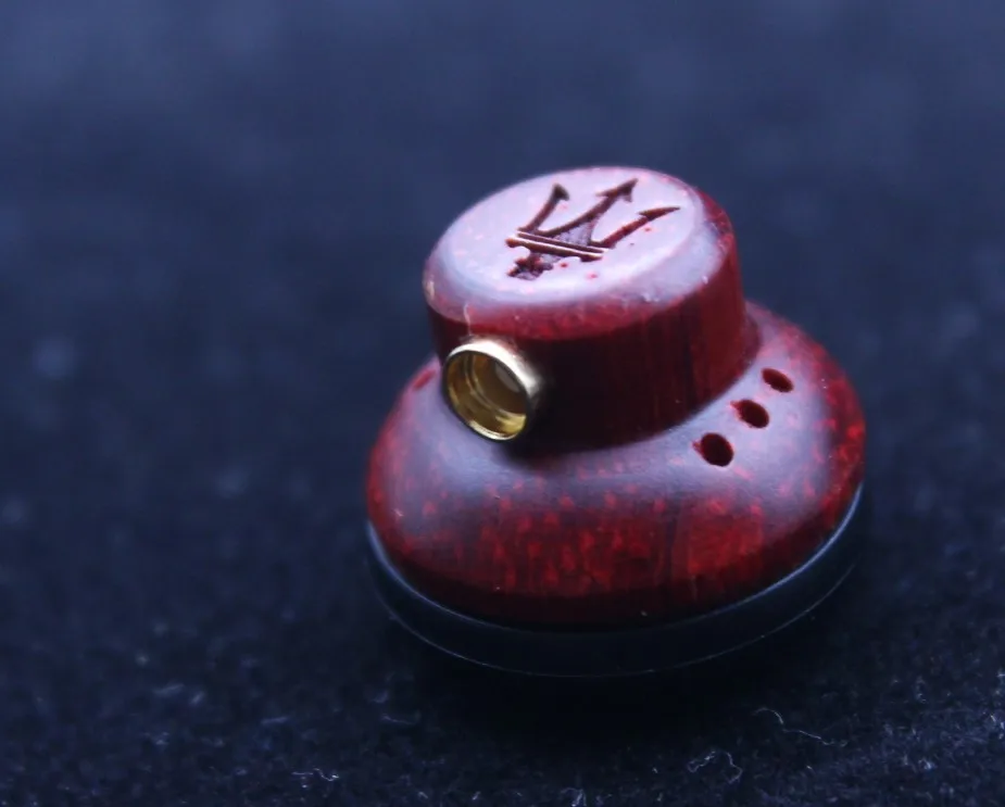 Cangkang Earphone 15.4Mm Soket MMCX Cangkang Kayu