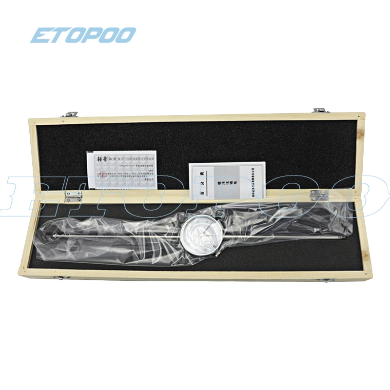 0-100mm 0.01mm Large Dial Indicator White Dial 0-100mm/0-50mm Reading large size indicator level gauge measuring tools