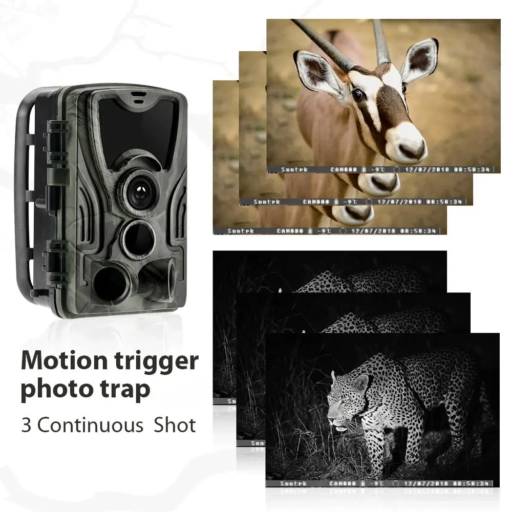 Wireless Hunting Camera Trail Cameras HC801A 20MP 1080P Photo Trap Night Vision Wildlife Surveillance Tracking Cams