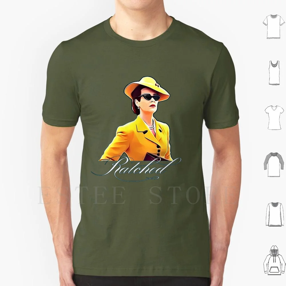 

Ratched Sarah Yellow Dress T Shirt Print Cotton Ratched Nurse Ratched Sarah Paulson Netflix Mildred Ratched Ratched Netflix