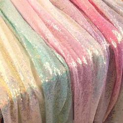 95 cm 3 mm Glitter Sequin Fabric Diy Craft Wedding Party Decorations Dress Stage Tablecloth Decorations Sewing Clothing Fabric