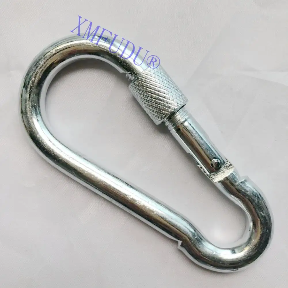 Marine anchor rope hook /Outdoor Safety Camping Equipment Stainless Steel Cap Carabiner Hook Survival Kit Lock Tool