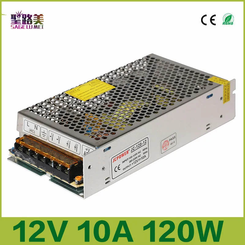 AC110V 220V a 12V 5V 24V 36V 48V 1A 3A 5A 6A 10A 15A 20A 30A 40A 50A 60A pantalla LED transformador cargador DC fuente de alimentación LED