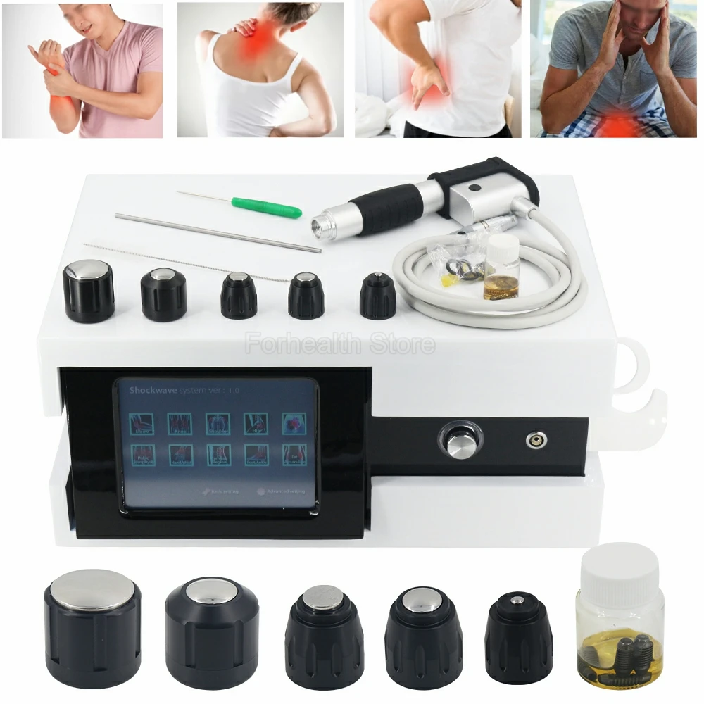 

Pneumatic Shockwave Therapy Machine For Man ED Treatment Radial Shock Wave Pain Relief Body Relax Sports Injury New Massager CE