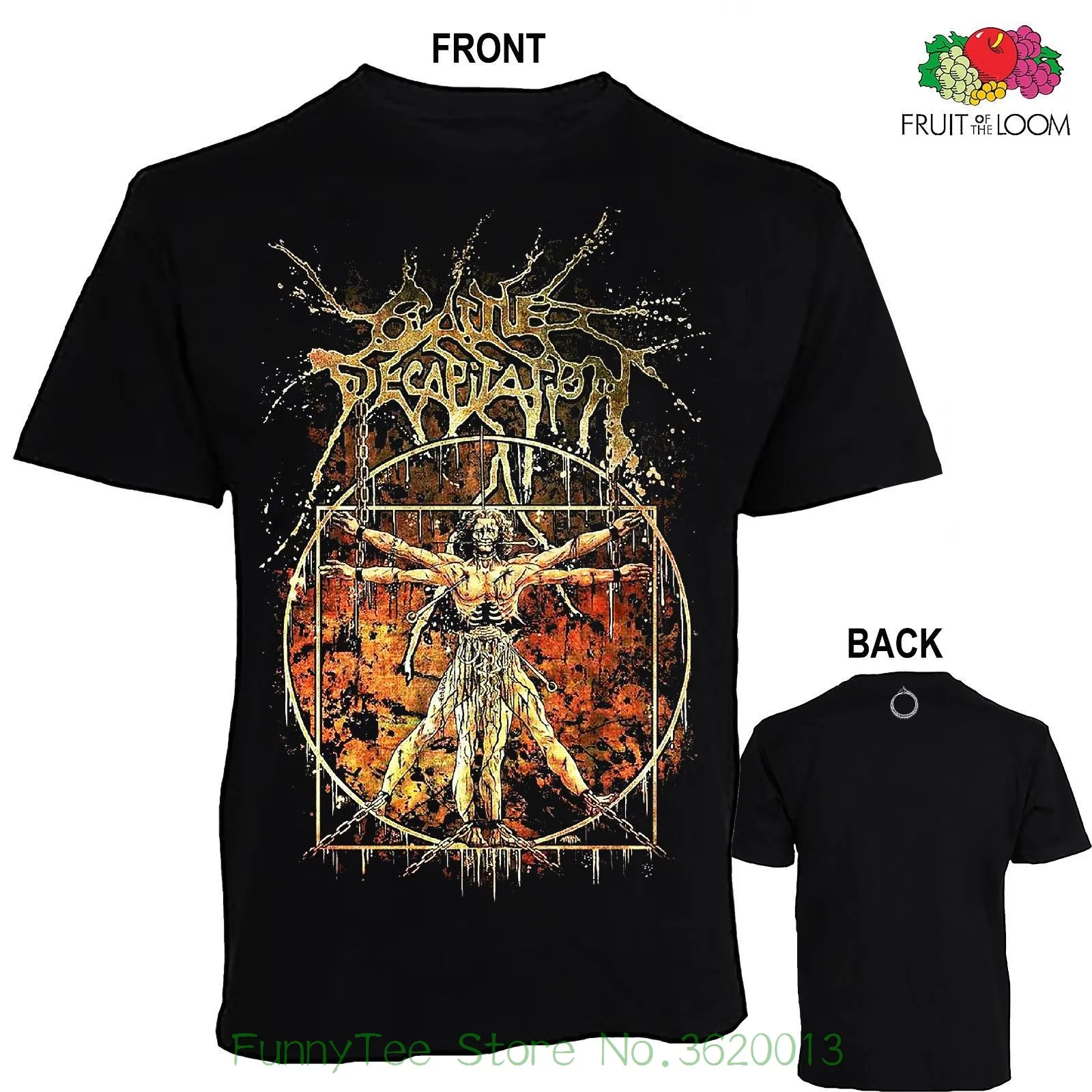 Cattle Decapitation American Deathgrind Band T Shirt Sizes  S To 6Xl