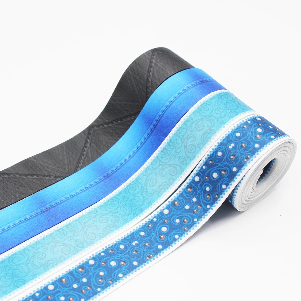 

Denim Double Printed Phone Holder Key Lanyard Ribbon ID Badge Holders Anti-Lost Phone Neck Straps DIY Keychain 25 Yards