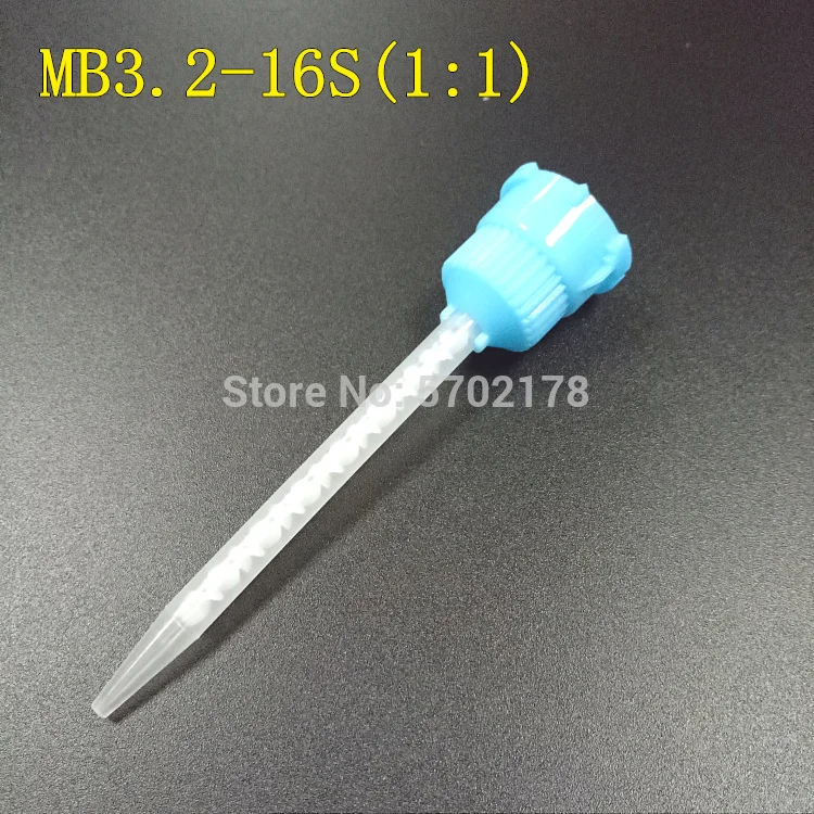 500pcs 1:1 Mixer Mixing Nozzle Applicator Adhesive Mixing Nozzle Mixing Ratio Epoxy Resin Acrylic Adhesive Mixed Tube