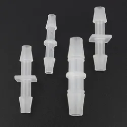 10pcs/lot 1.6-9.5mm PP Plastic Hose Straight Connectors Aquarium Fish Tank Air Pump Fittings Garden Micro Irrigation Hose Joints