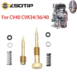 ZSDTRP Original For Harley CV40 Keihin CVK 34/36/40 Carburetor Air Adjusting Screws Idle Mixture Fuel Ratio Adjusting Screw