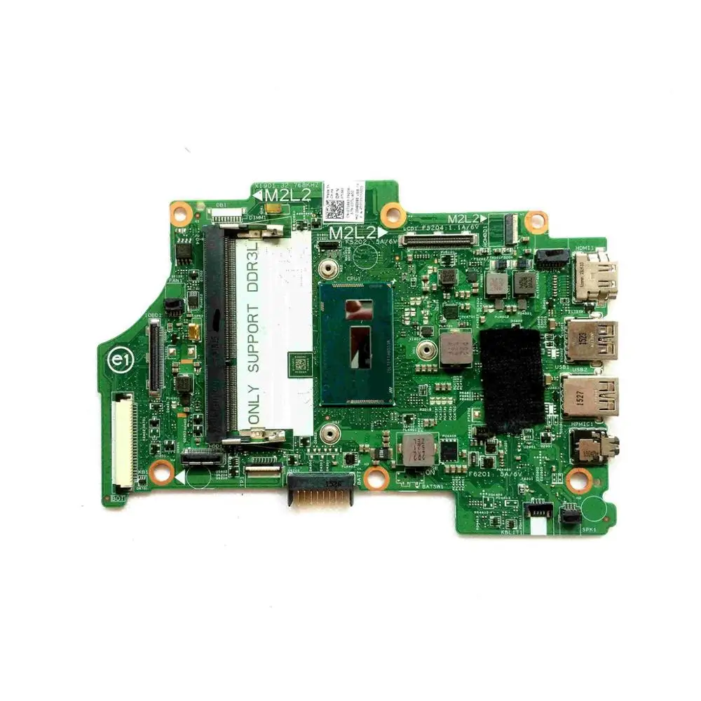 

7166J - DDR3L Motherboard 13321-1 8X6G1 w/ i5-5200U 2.20GHz CPU for Inspiron 13 7352 / 15 7558 / 13 7348