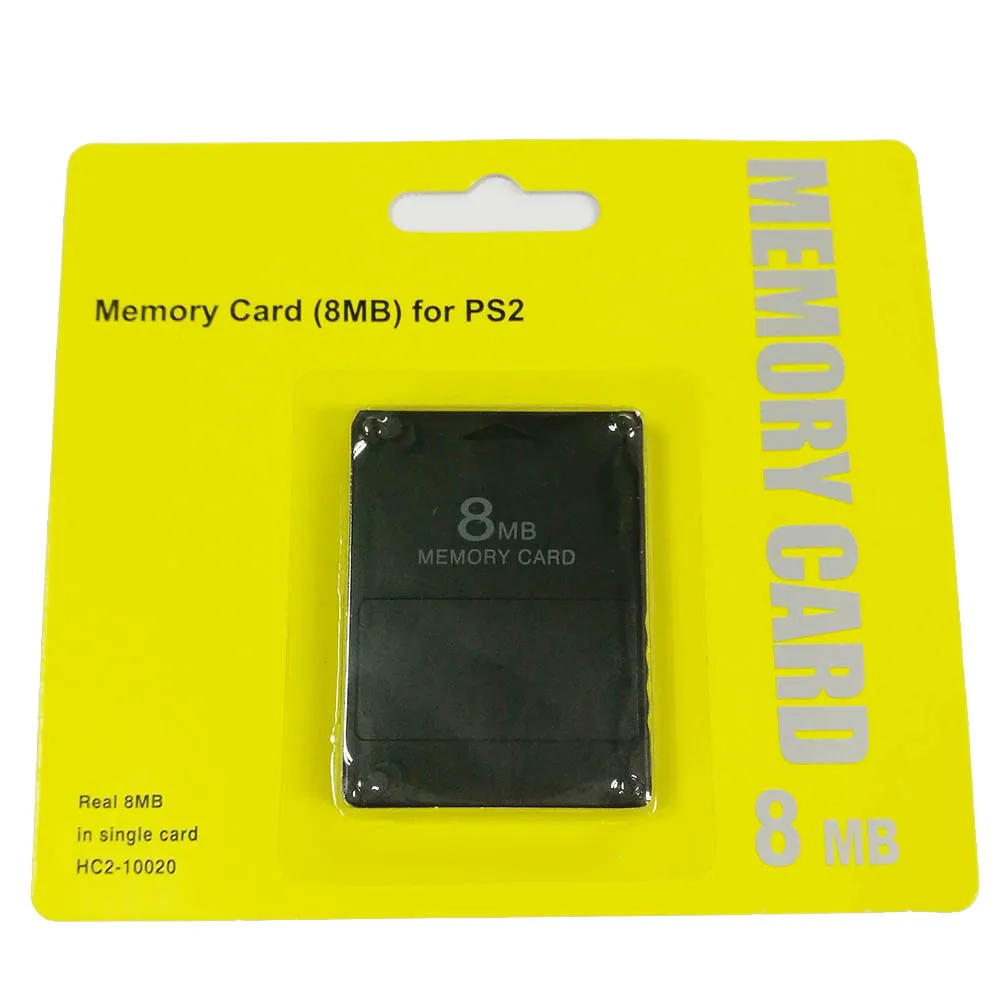 10pcs New Memory Card for PS2 8MB 16MB 32MB 64MB 128MB 256MB memory card for Sony Playstation 2 storage games