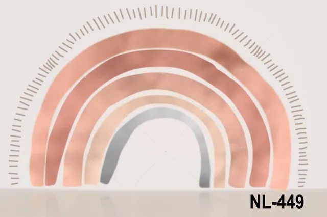 Boho Rainbow dekoracje urodzinowe tło różowa kochanie dziewczyna Baby Shower fotografia imprezowa tło Photo Studio Banner