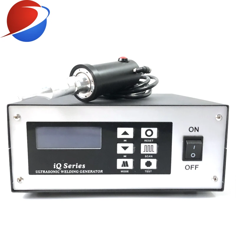 Digitale Portatile Ad Ultrasuoni Generatore di Saldatura a punti E Trasduttore 28KHZ 500W Per Maschera Orecchio Anello di Saldatura