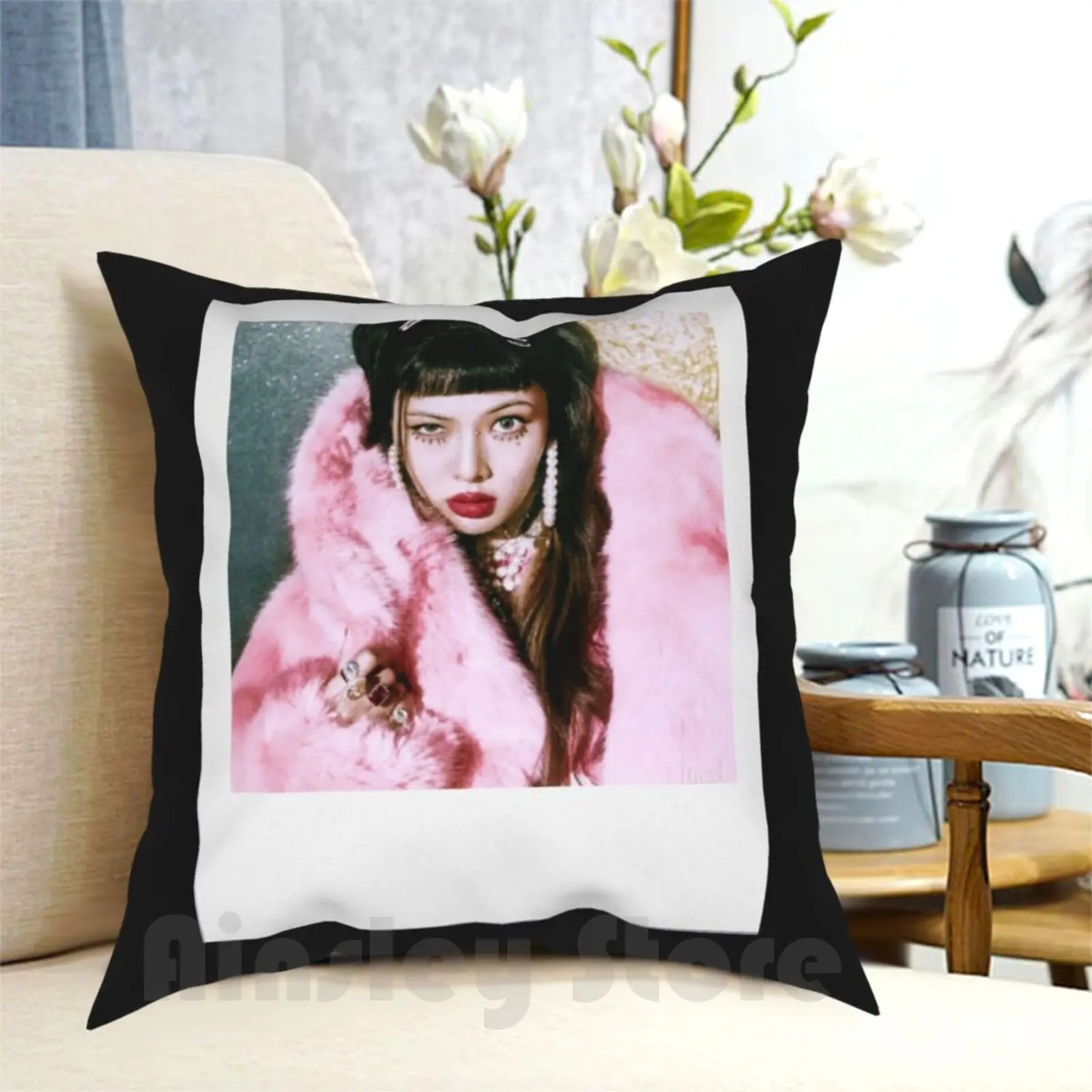 

Hyuna Polaroid Pillow Case Printed Home Soft Throw Pillow Hyuna Kim Hyuna Kpop Korean Pop Korean Music Korea Korean