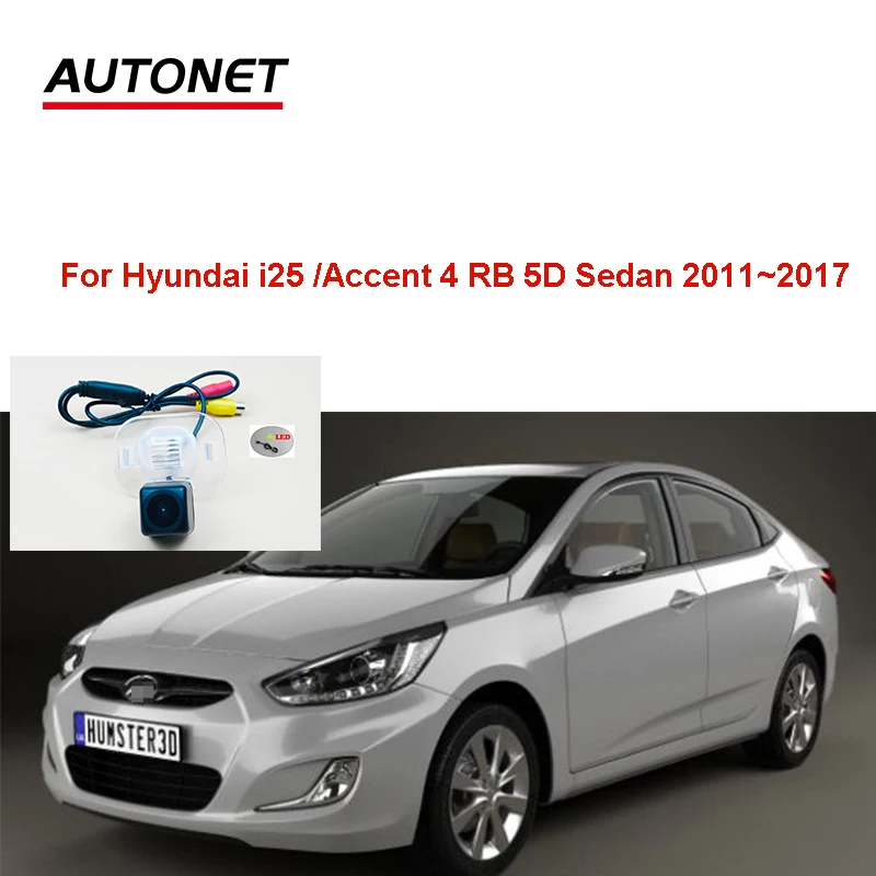 

Autonet AHD Rear view cameraFor Hyundai i25 Accent 4 RB 5D Sedan 2011~2017 license plate camera/CVBS night view reversing camera