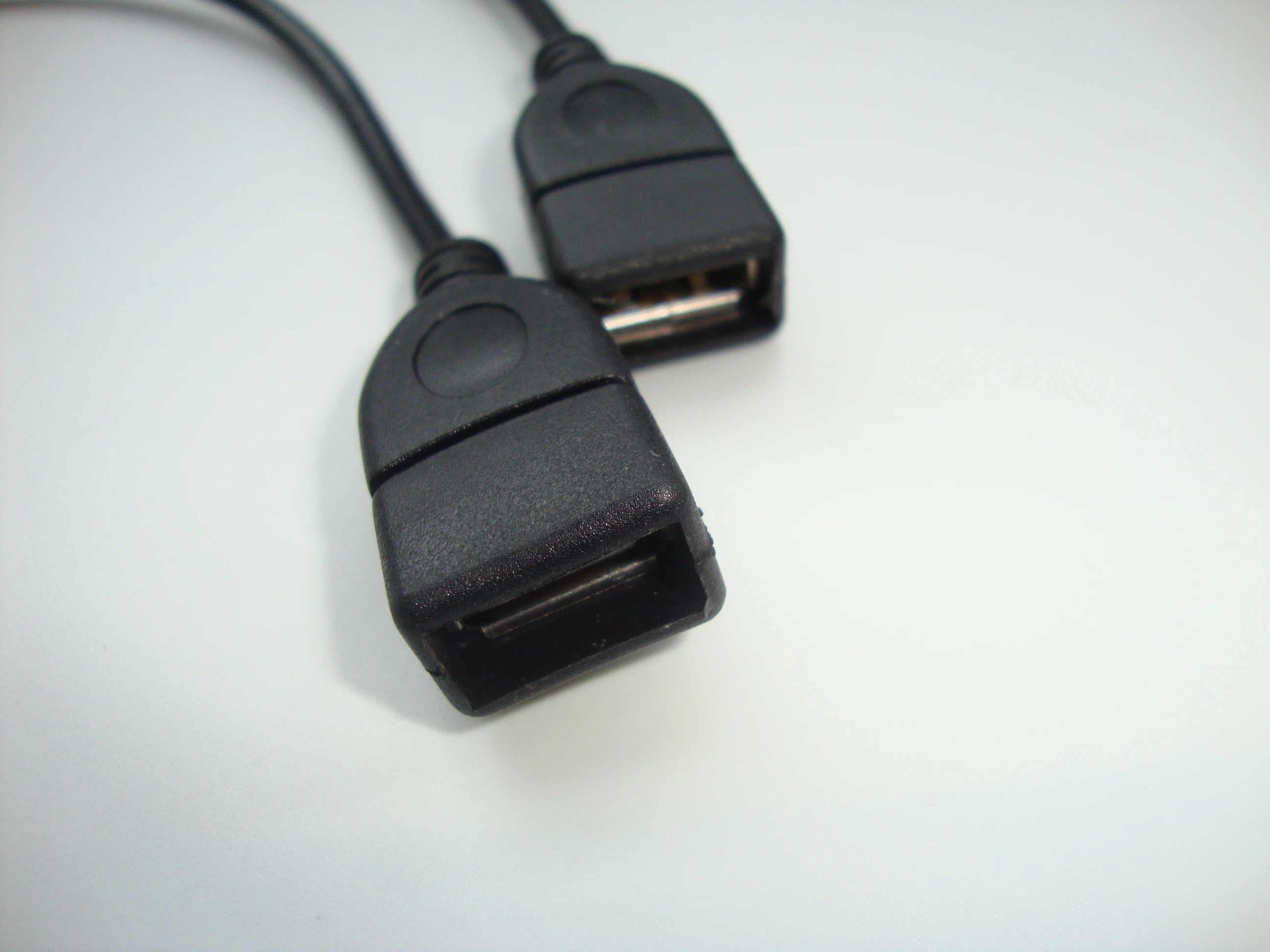 Cabo usb de carregamento de um ponto e 5v, cabo de extensão de dados para leitura de carro, mouse em formato de u, 2a, um, drag two, 1, macho e 2 fêmea