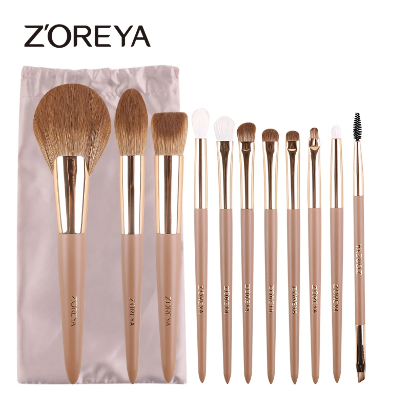 ZOREYA Makeup Beushes Set Professional Eyeshadow Powder Foundation Brush Cosmetics Make Up Brushes Kit For Face brochas maquill