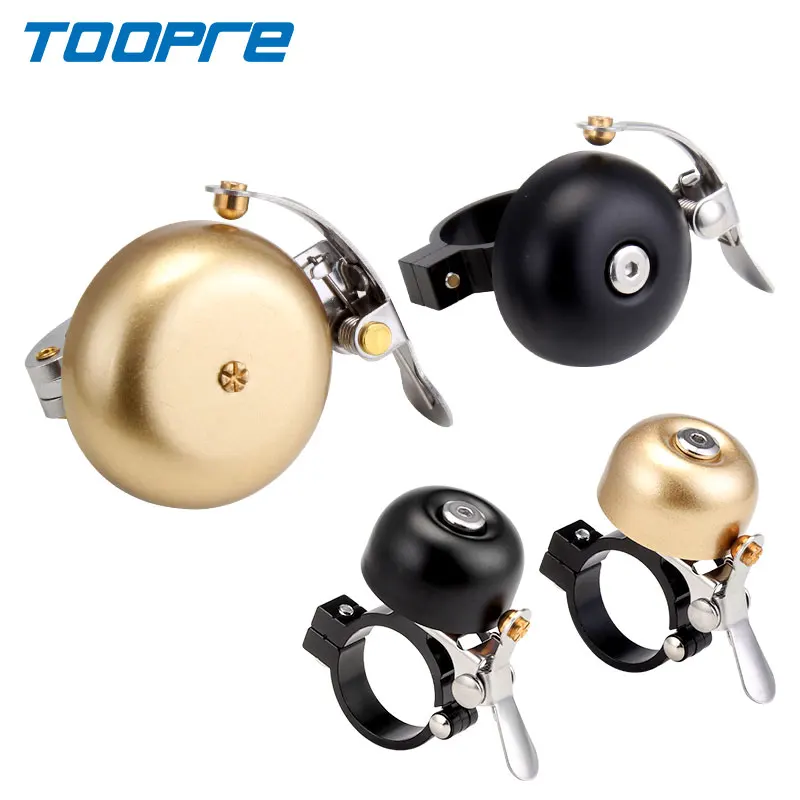 Bicycle Bell Ring Bike Horn Ordinary Handlebar Bell Horn Crisp Sound Safety Bike Alarm Bell With Mounting Lock Plate