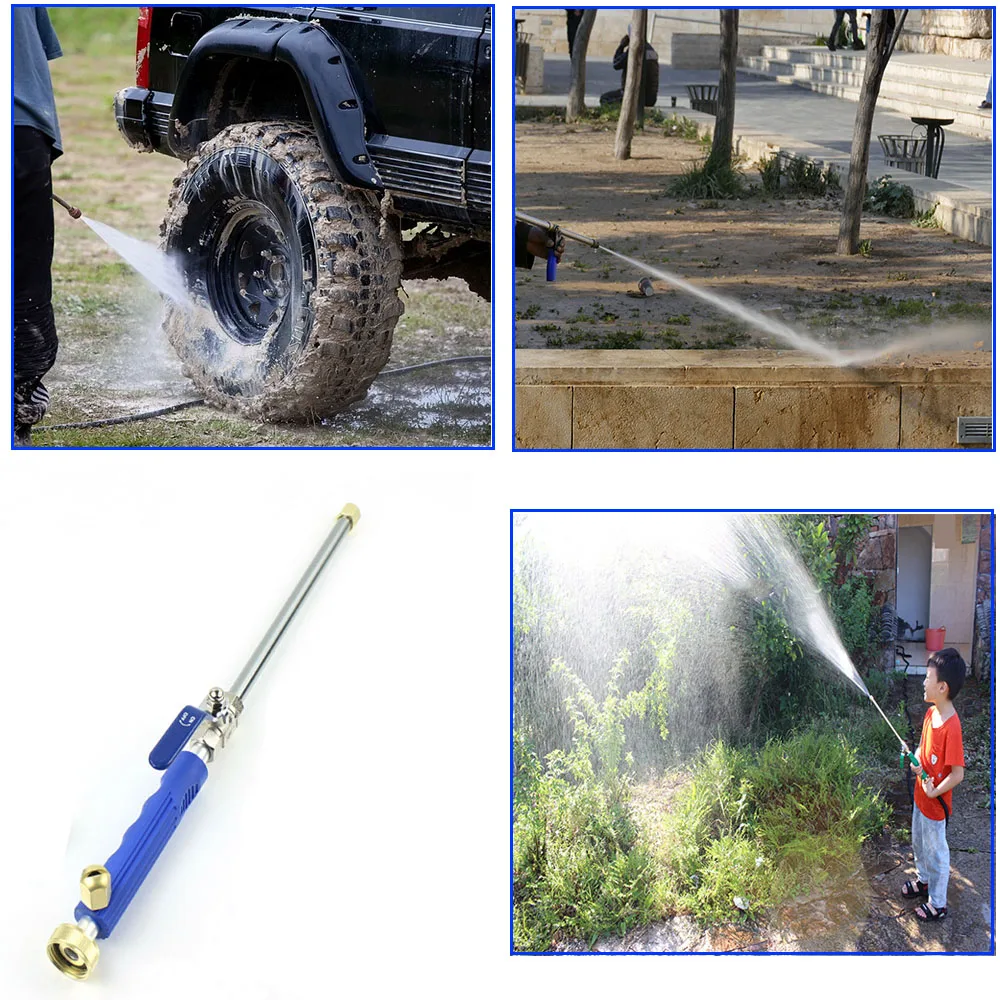 RDDSPON سيارة ارتفاع ضغط المياه بندقية 46 سنتيمتر طائرة حديقة غسالة خرطوم عصا فوهة البخاخ Watering رذاذ الرش تنظيف أداة
