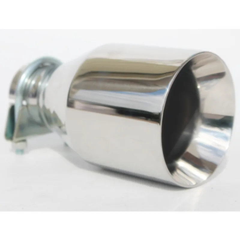 1 Piece car styling Inlet 57mm to Outlet 101mm 304 Stainless steel car Car Exhaust Tip, Escape Muffler Tip