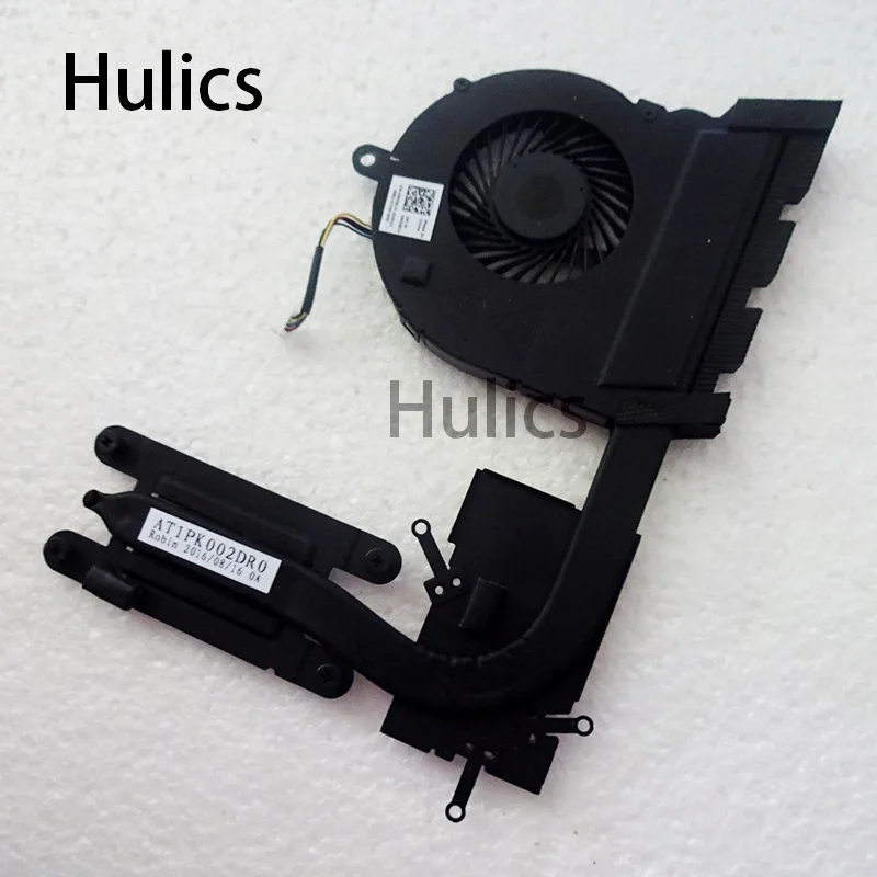 Hulics Used  For Dell Inspiron 5565 5567 5765 CPU Cooling Fan Heatsink MG81V 0MG81V CN-0MG81V AT1PK002DR0