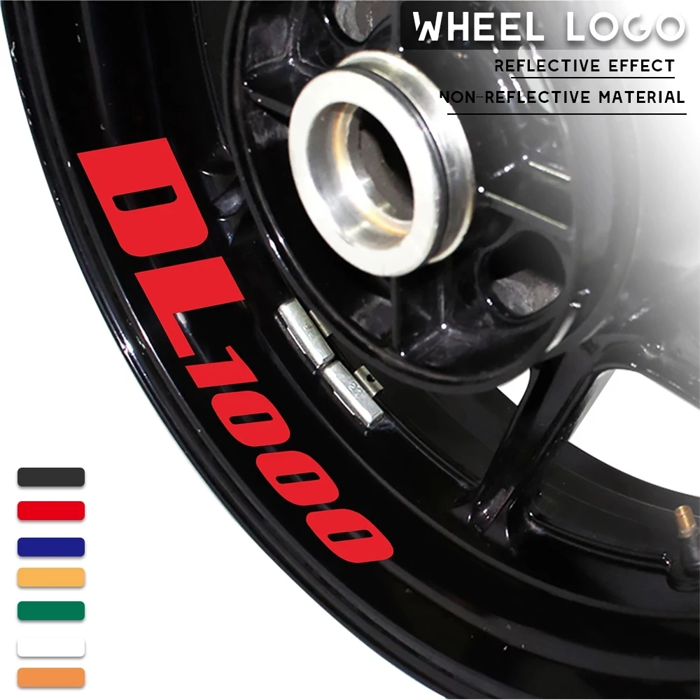 

Motorcycle Wheel Stickers Reflective Strip Personalized Decorative Stickers For SUZUKI DL1000 dl 1000