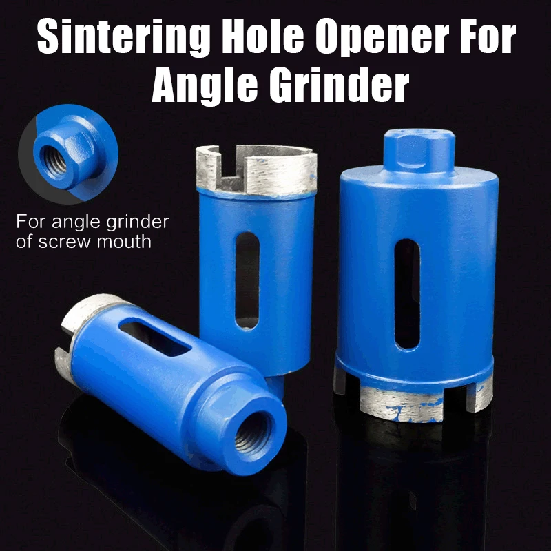 M10 Angle Grinder 6-75mm Blue Diamond Drill Cutter Saw Core Drill Bit Hole Opener For Marble Granite Brick Tile Ceramic Concrete