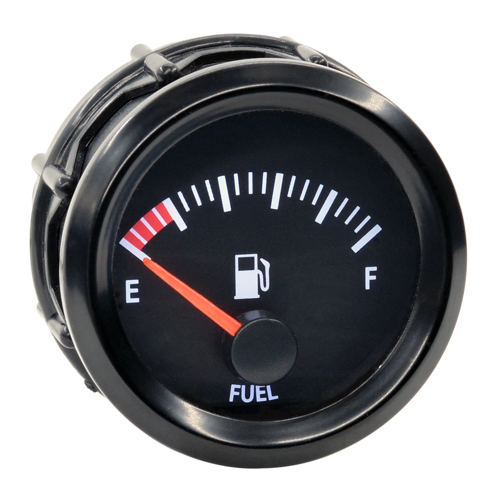 

2 Inch Auto Car Fuel Level Gauge Stepper Motor White LED Ligh Automotive Clocks Meter With Sensor Oil Float Controller