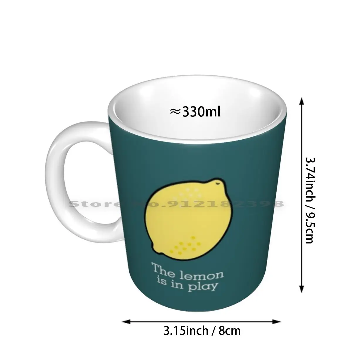 The Travelling Lemon Ceramic Mugs Coffee Cups Milk Tea Mug Cabin Pressure John Finnemore Travelling Lemon Creative Trending