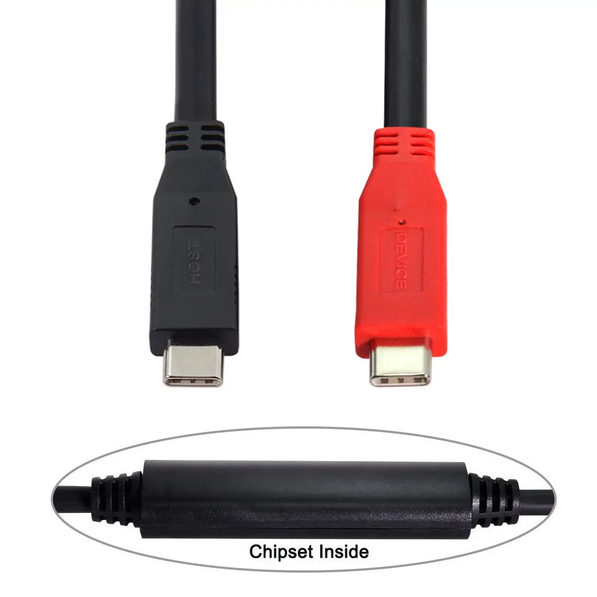 

Xiwai Type-C USB-C to USB-C 5Gbps Gen1 Chipset Repeater Data Cable Single-Way Transfer for Industrial Camera & Laptop PC&Disk