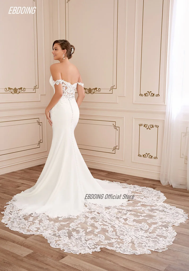 New Arrive Wedding Dress Mermaid Lace Sweetheart Neckline Customized Bride Gowns Vestidos De Novias