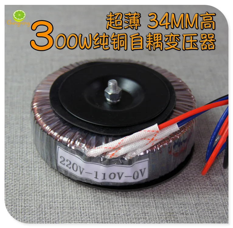 300 w - 110 - v, 220 v ring autotransformer pure copper wire sufficient power to replace the ultrathin 1 u case